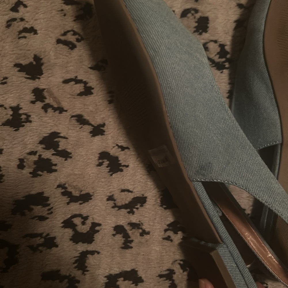 DV by Dolce Vita Women's Light Blue Slingback Flats - Picture 4 of 4